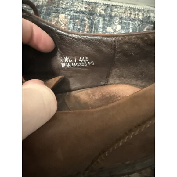 Born Linden Mens Size 10.5 Brown Leather M9355 Oxfords Loafers Distressed Walnut - Picture 7 of 9